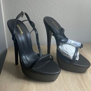 Pretty little thing Black Heels